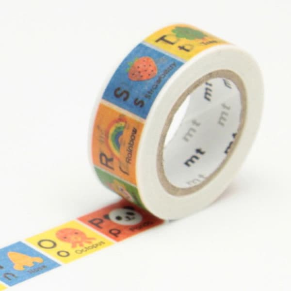 Masking Tape MT Kids multicolor alfabet N - Z