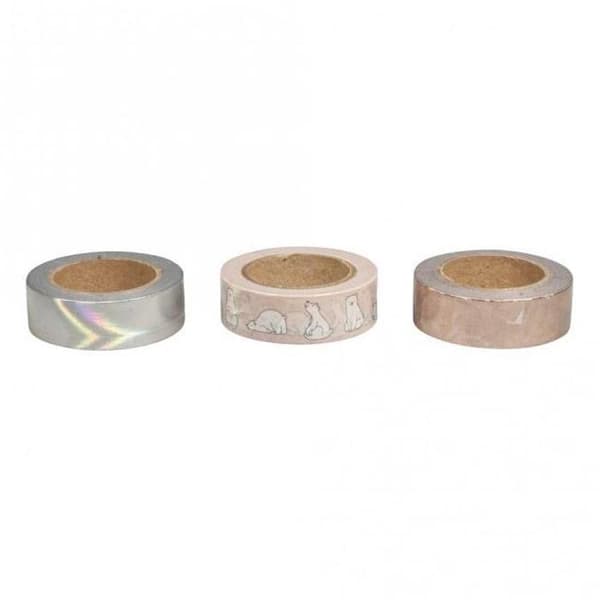3 st maskeringstejper 10 m x 1,5 cm - Nordic
