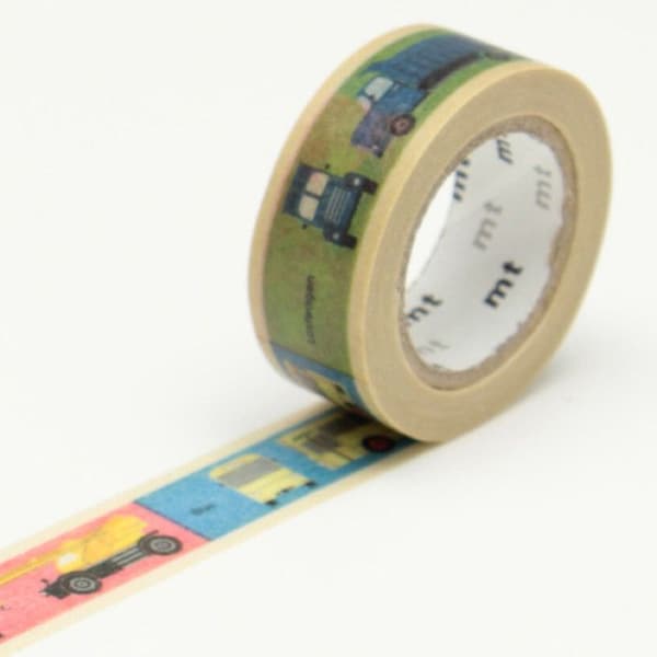 Maskeringstejp MT Barn multicolor fordon