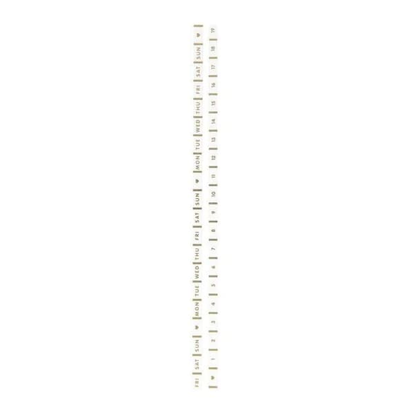 2 st tunna dadelmaskeringstejper - guld
