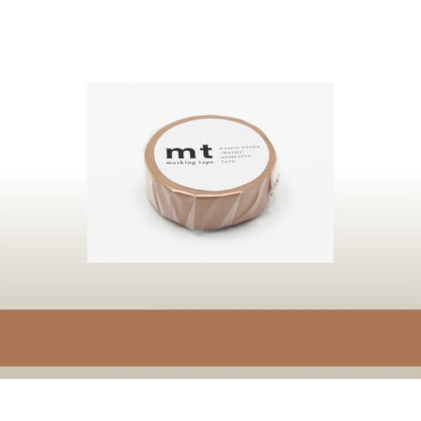 Maskeringstejp MT 1,5 cm Uni brun
