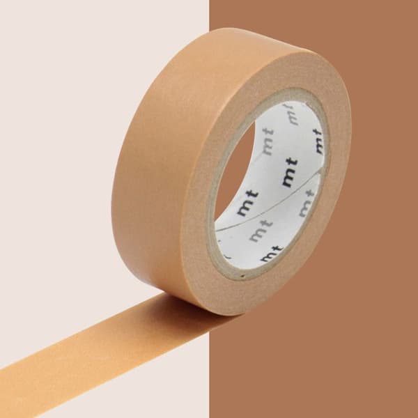 Maskeringstejp MT 1,5 cm Uni brun