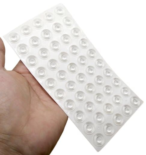 Selvklebende dørstopper Beskyttelsesputer 100-pak