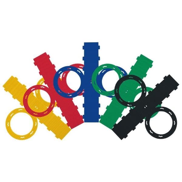 Folia korrugerad Rohlinge lykta, 5-pack i 5 olika färger - 9409/5