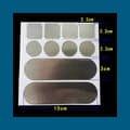 Miniatyrbillede 4 af 4: INF 10-pak aluminiumsfolie reparationstape til rustfrit stål 0.15mm