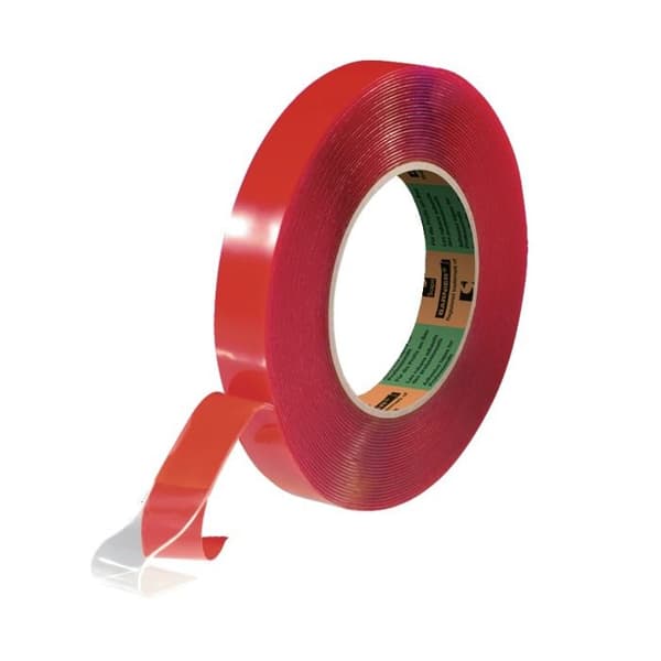 Dubbelsidig transparent skumtejp 1mm 10mx19mm - BARNIER - 162060