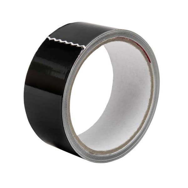 Högtemperatur svart aluminiumtejp