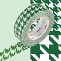 Miniatyrbild 1 av 2: Maskeringstejp MT Deco Houndstooth Green