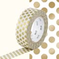 Miniatyrbild 1 av 2: Polka dot maskeringstejp - Guld - 1,5 cm x 7 m
