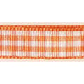 Miniatyrbild 2 av 2: Rutig orange band 9,5 mm 10 m