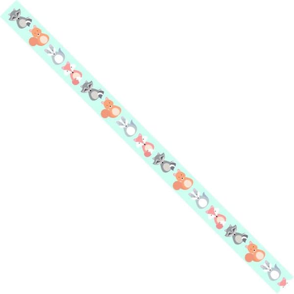 Tejp - MegaCrea DIY - Skogs djur - 1,5cm x 10m - Multicolor - Både för tjejer och killar