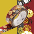 Miniatyrbild 1 av 2: Maskeringstejp MT Sousou Fleurs tradi dorure / kinrandonsu