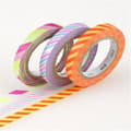 Miniatyrbild 1 av 2: Maskeringstejp - Twist Cord B - Set med 3 Rullar - 6mm x 10m - Färgade Hachurer - Återanvändbar