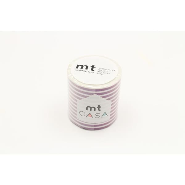 Masking Tape MT 50 mm CASA LIGNES violett - kantdruva - Maskeringstejp (MT) Violet