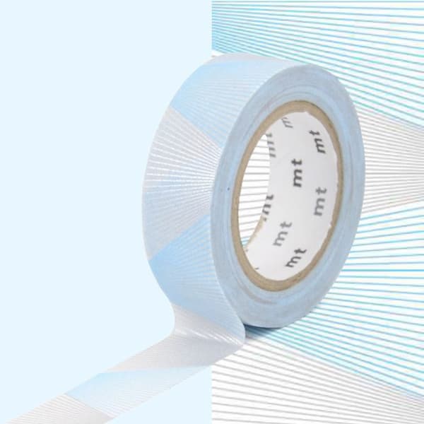 Maskeringstejp MT sned silver - linje silver