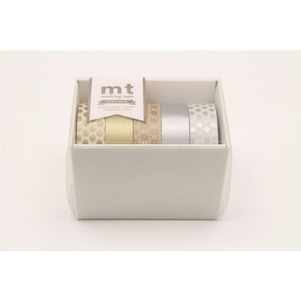 Maskeringstejp MT Box med 5 olika rullar NOEL - Maskeringstejp (MT) Flerfärgad - Assorterad