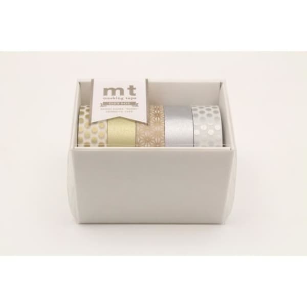 Maskeringstejp MT Box med 5 olika rullar NOEL - Maskeringstejp (MT) Flerfärgad - Assorterad