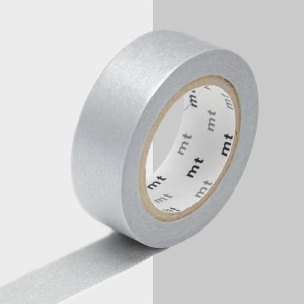 Maskeringstejp MT 1,5 cm Vanligt silver