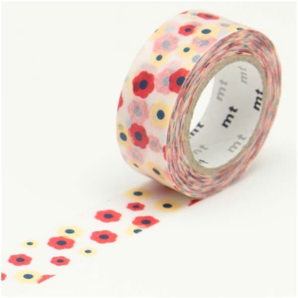 Maskeringstejp MT KIDS multicolor blommor - Maskeringstejp (MT) Multicolor - Assortment