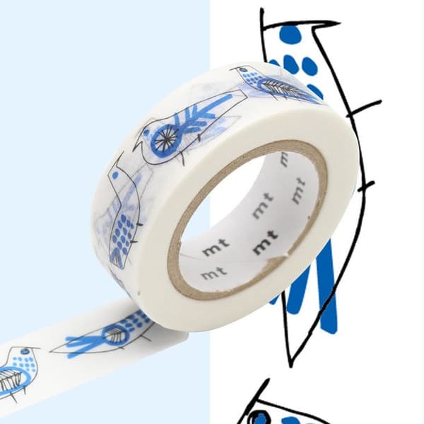 Masking Tape MT LISA birds - retrobirds - Masking Tape (MT) Flerfärgad - Assorted