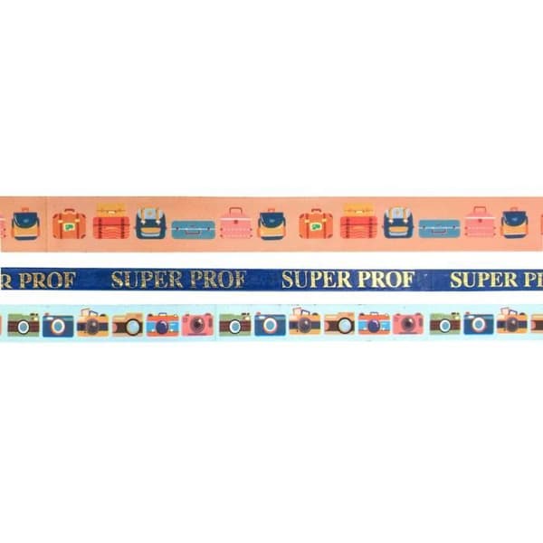 Washi-tejp Super Prof 3 st