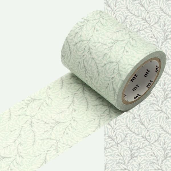Maskeringstejp MT WILLIAM MORRIS Brans av vide / Willow 5cm x 7m