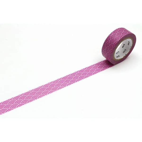 Maskeringstejp MT vag seigaiha violett