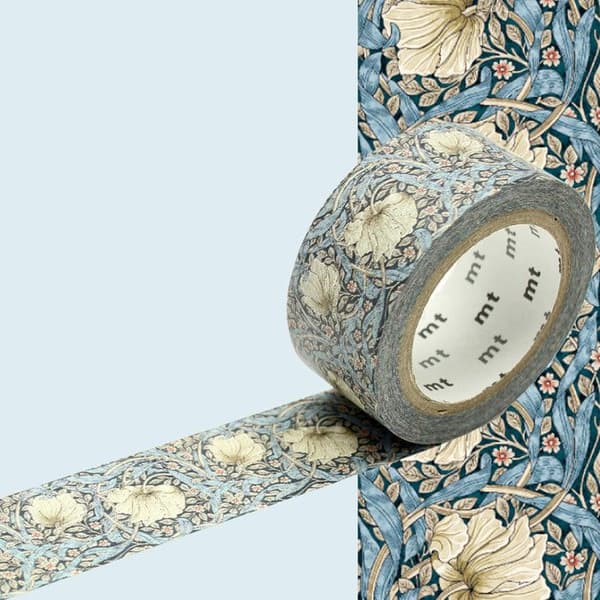 Maskeringstejp MT WILLIAM MORRIS Mouron / Pimpernel 2cm x 7m