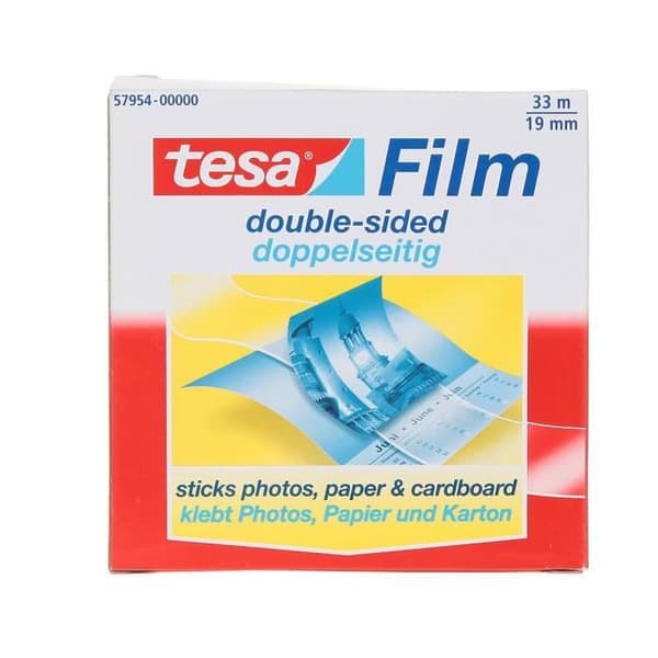 TESA dubbelsidiga storformatfoton - 33 mm x 19 mm