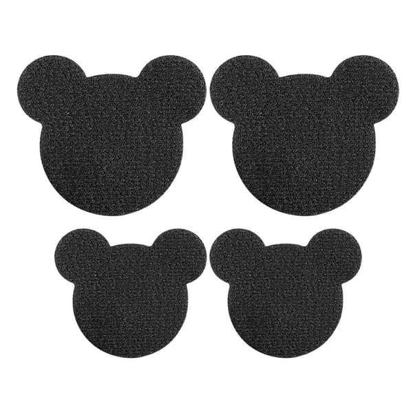 INF Teddy Bear Shoe Patch Kit - 8 lapper (4 store, 4 mellemstore)