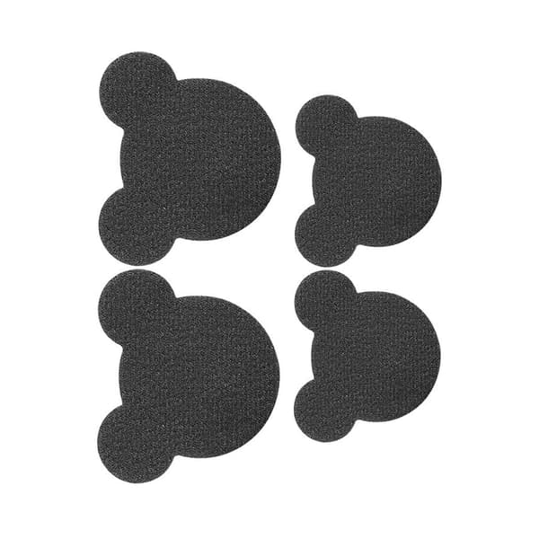 INF Teddy Bear Shoe Patch Kit - 8 lapper (4 store, 4 mellemstore)