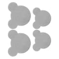 Miniatyrbild 4 av 8: INF Teddy Bear Shoe Patch Kit - 8 lappar (4 stora, 4 medelstora)