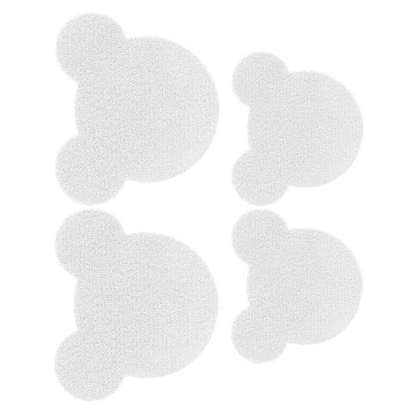 INF Teddy Bear Shoe Patch Kit - 8 lapper (4 store, 4 mellemstore)