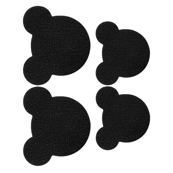 INF Teddy Bear Shoe Patch Kit - 8 lapper (4 store, 4 mellemstore)
