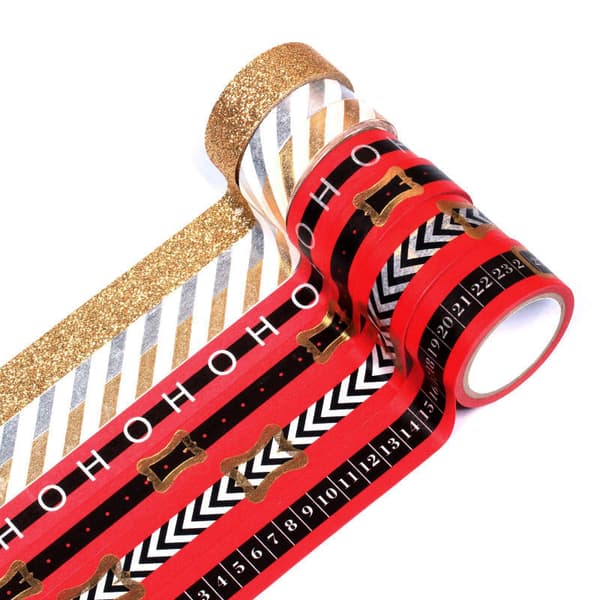 INF Marineblått folie-washi-tape-sett