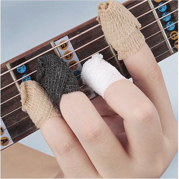 INF Guitar Finger Protectors, Anti-Pain Finger Wraps for Guitar Players