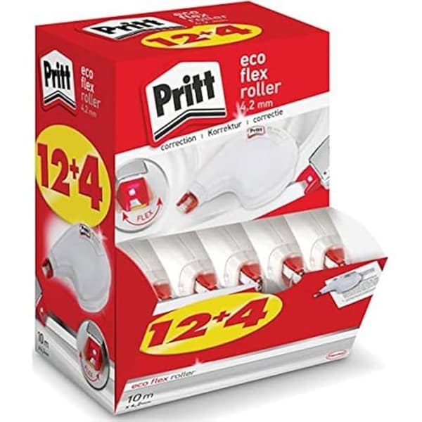 Pritt ECO Flex Sideway Corrector - Pritt - Sidoapplicering - Flexibel spets - 4,2 mm - 10 m