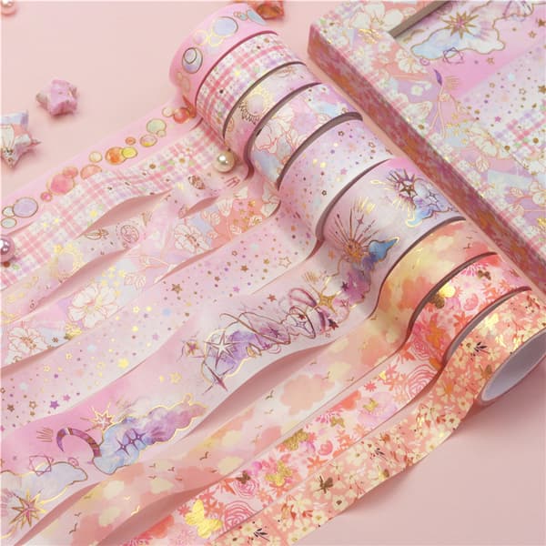 INF DIY Koristeellinen Washi-teippisarja Päiväkirjoihin ja Askarteluun