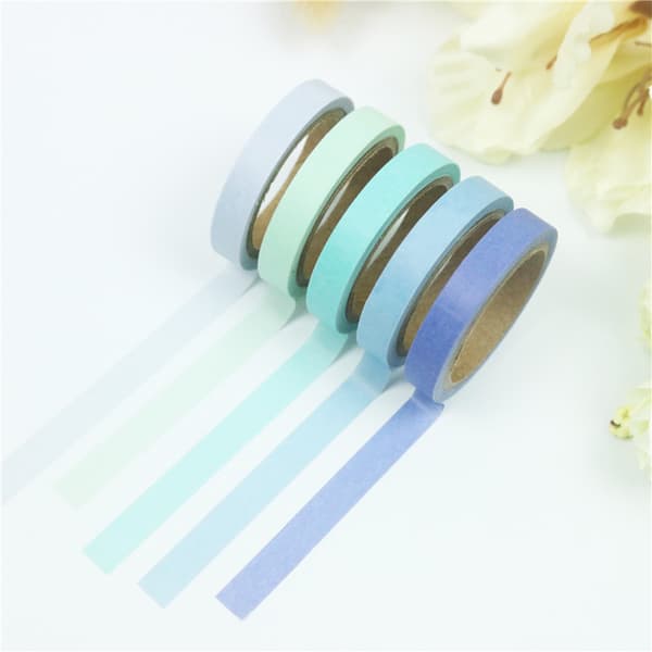 INF 20 ruller Washi-tape sæt dekorativt farvet papirtape