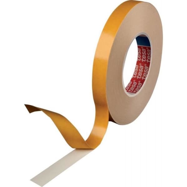 Dubbelhäftande tejp med tesafix 4952 skumbaksida - 5m x 19mm, vit (per 16)