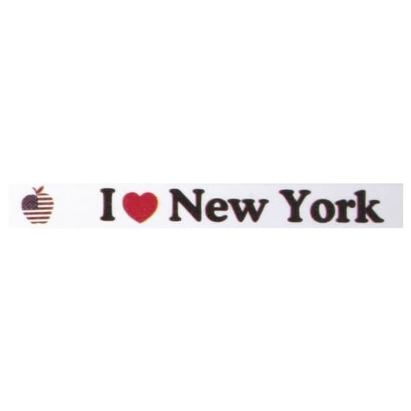 Washi Tape I Love New York, 15mm, 15m rulle