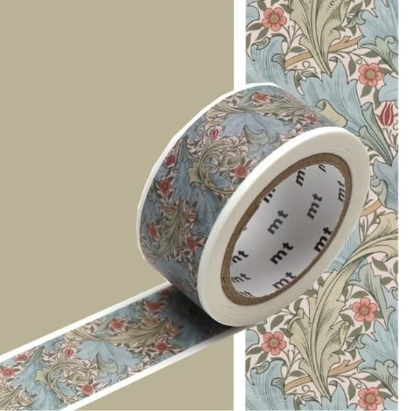 Maskeringstejp - WILLIAM MORRIS - Granville - Multikolor - Klisterpapper - 1 styck