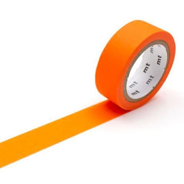 Maskeringstejp - Plain Mate - Orange - 15 mm - 7 m