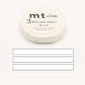 Miniatyrbild 1 av 2: MT SLIM Set om 3 mt slim 3mm vanlig vit / matt vit