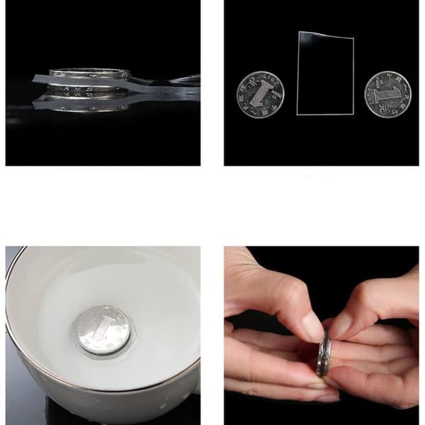 Dubbelhäftande nanotejp 1 mm återanvändbar 5 m/30 mm bred