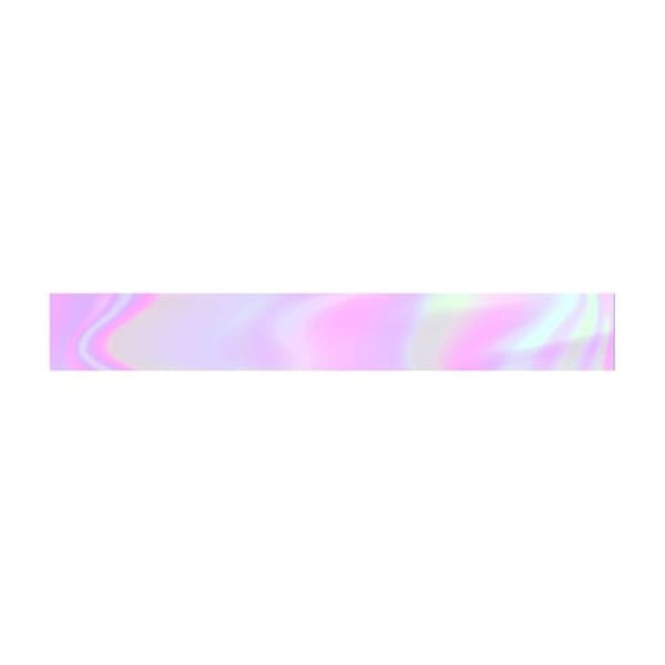 Maskeringstejp - Iriserande genomskinlig rosa - Blank - Kan flyttas - 15 mm x 10 m