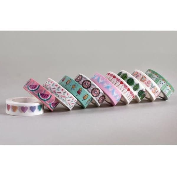 Washi-tejp - Is och sol - 15 mm x 10 m