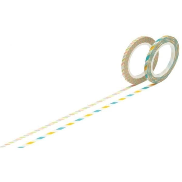 MT - 2 mönstrad självhäftande tejp 3 mm smal A
