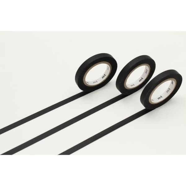 MT SLIM Set om 3 mt slim 6mm vanlig svart / matt svart