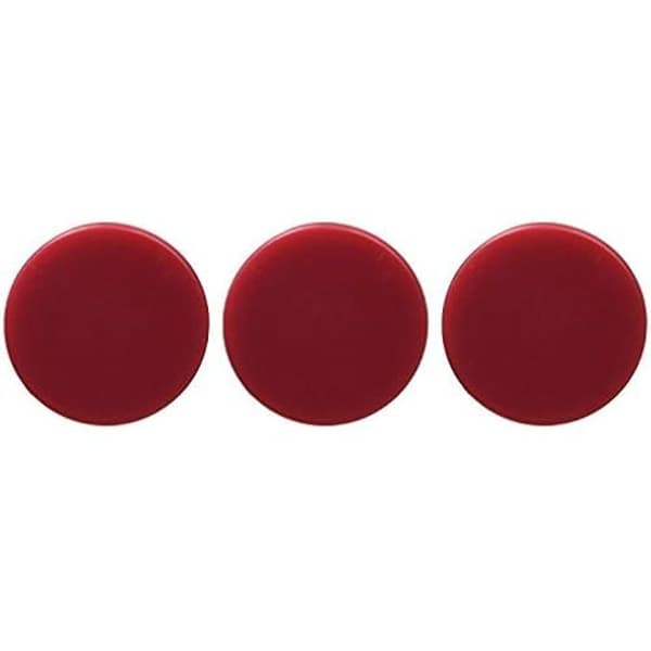 Runda magneter - FAIBO - 60-30-04 - Påse med 3 - 30 mm - Röd